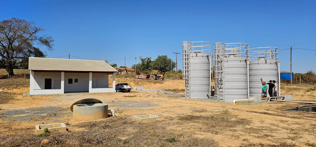 Sistema modular implantado na ETE de Lagamar