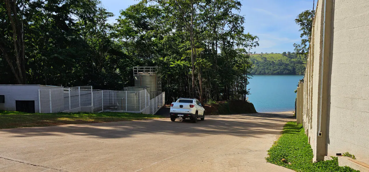 ETE junto ao condomínio Reserva do Lago